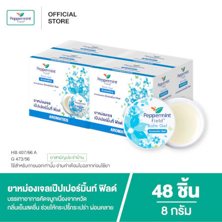 ยาหม่องเจล เป๊ปเปอร์มิ้นท์ ฟิลด์ ขนาด 8 กรัม จำนวน 48 ชิ้น_4
